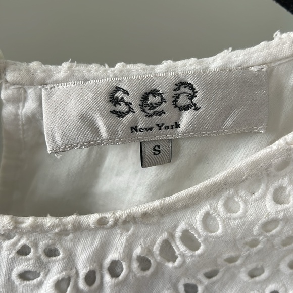 Sea New York White Lace top sz S - Picture 7 of 8